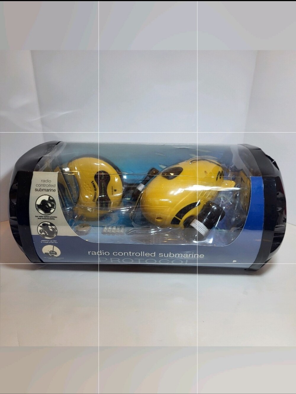 Protocol Radio Controlled Submarine TOY Yellow RC 7862-Y NOS NEW NIB *READ